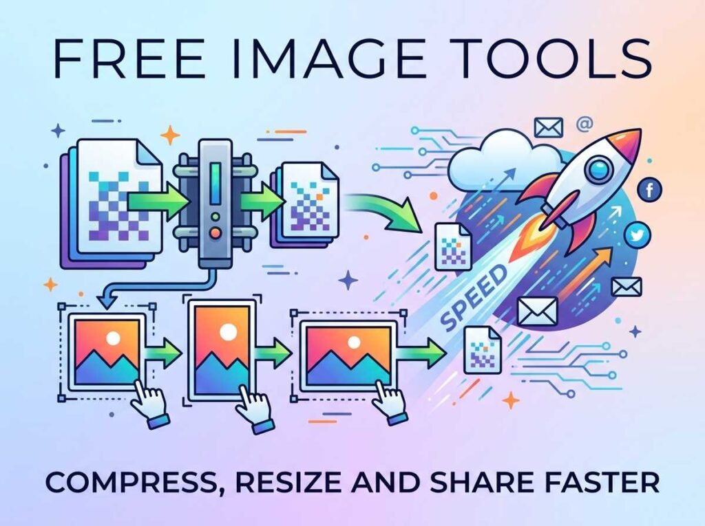 Free online image tools for compressing resizing and sharing