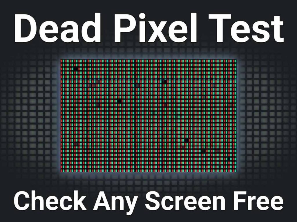 color test used to find dead pixels on a monitor